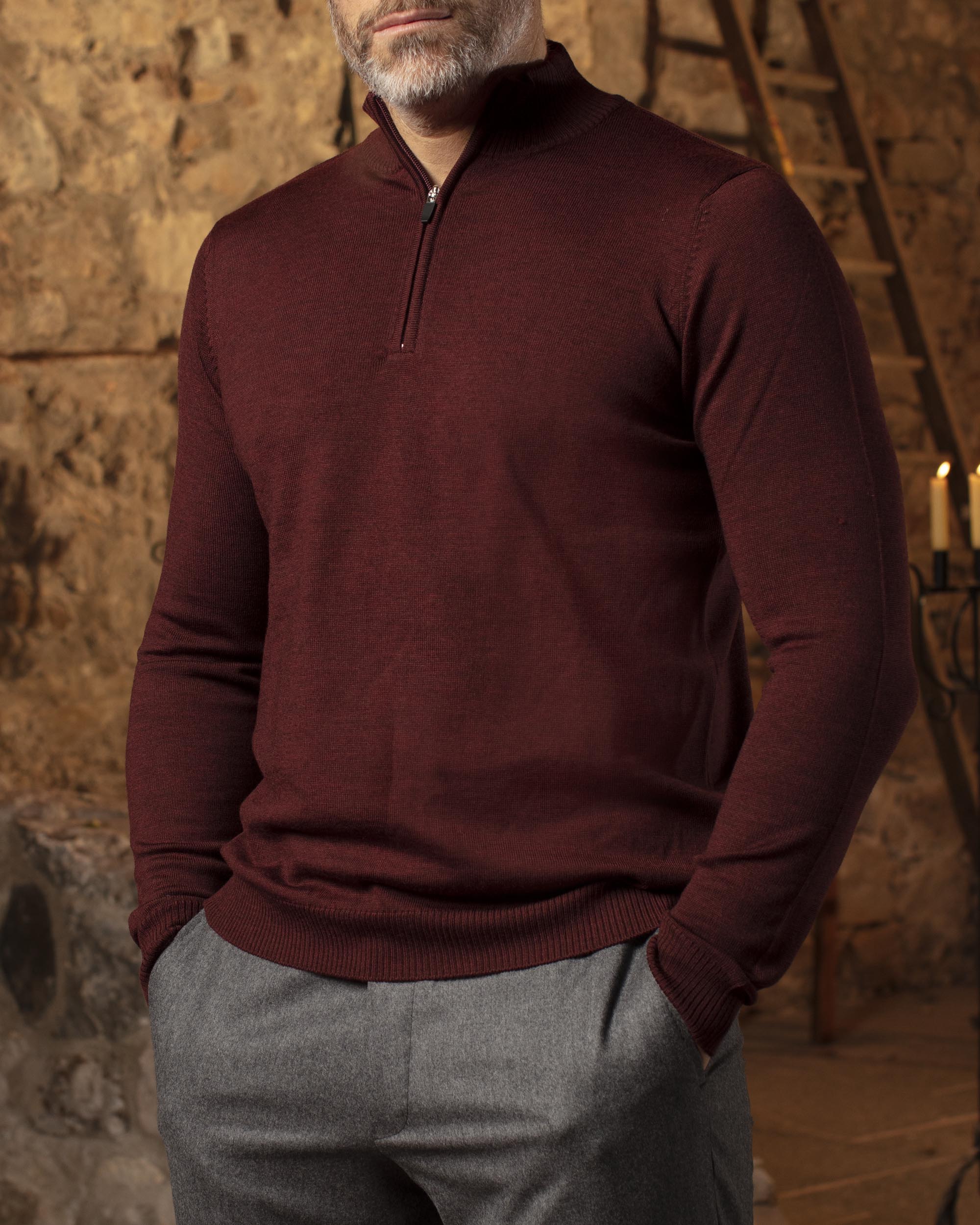 Fine Merino Roll Neck - Duckers Style