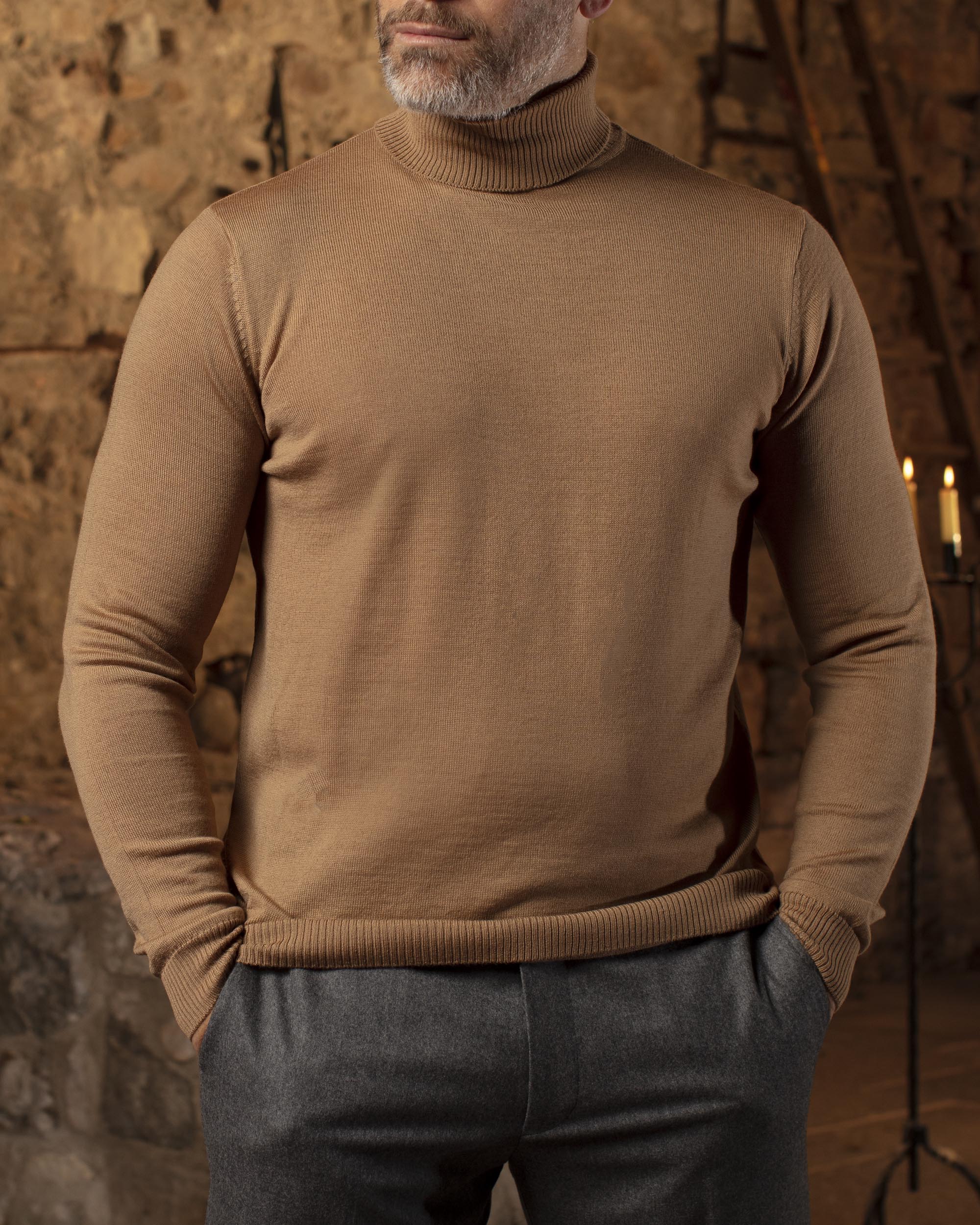 Fine Merino Roll Neck - Duckers Style